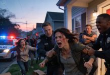 At 6 a.m., pounding on the door startled me awake. A police officer stood outside, holding a notice. “Court-ordered eviction.” My parents were standing across the street, watching quietly. My mother said flatly, “You should’ve obeyed the family.” My father simply said, “Get your things. You’re out today.” I asked the officer calmly, “Who submitted this request?” He glanced at the document… and his face abruptly shifted.