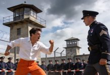 “Strength breaks nicely here,” the sergeant whispered, tapping the concrete wall like it was a promise. The new prisoner lifted his head, bloodied, exhausted—and smiled back. Not defiant. Certain. What the guards mistook for surrender was patience, the kind forged long before captivity. Because true strength doesn’t shatter under pressure. It waits. And when the moment comes, it proves exactly what it is.