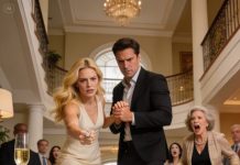 “I took off my engagement ring and threw it straight into his chest when he whispered, ‘You should know your place.’ The ring rolled across the stone floor. His mother shot to her feet and shouted, ‘How dare you be so rude!’ I gave a cold laugh. ‘Or would you like me to tell everyone who your son has been transferring money to every month?’ He clamped down on my hand. ‘You wouldn’t dare.’ I said, ‘I would.’”