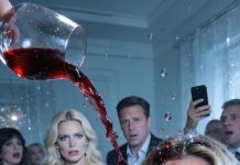 “I dumped the whole glass of wine onto her head as she giggled, ‘He said your marriage is nothing but duty.’ The music died on the spot. She shrieked, and I faced my husband. ‘Still want to pretend it’s not true?’ He fumbled, ‘You’ve got it wrong.’ I smiled without warmth. ‘Then explain the message you sent at two in the morning.’”