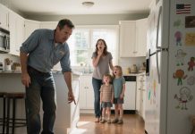 As he worked beneath the kitchen sink, the plumber’s face drained of color. He hurried me aside, his voice shaking. “Get your children out. Now. And don’t tell your husband.” My heart pounded. “Why?” “We discovered something under the floorboards. No time to explain.” I followed his trembling finger — and my world tilted. Clutching my children, I fled the house without daring to look back.