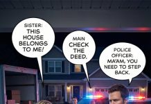 “My house now belongs to your sister,” my mom said coldly over the phone. “You have 48 hours to pack and leave.” I almost laughed—until I realized she was serious. The house was legally mine. I had the will, the deed, everything. So I stayed quiet. I didn’t argue. I didn’t warn them. I just made a few calls and gathered the documents. When they showed up with a moving truck… they didn’t expect the police to be waiting.