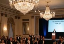 During the charity auction, the glamorous madam struck the maid across the face for wearing a pair of earrings that matched hers exactly. But she didn’t see it coming—the billionaire rose to his feet and stepped in front of the maid, protecting her in full view of everyone.