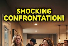 After my dad died, my mom chose her new fiancé over me. “Pack your things,” she snapped. “You’re not welcome here anymore.” I left with nothing but two bags and a broken heart. Years later, I showed up at her housewarming party uninvited. She stormed toward me shouting, “What are you doing here?” Then she noticed the stranger standing quietly behind me… and suddenly the entire room fell silent.