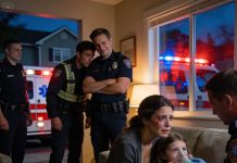 After coming home from my trip, I found my five-year-old struggling to breathe. My husband stood nearby, smiling coldly. “She needed to be taught a lesson,” he shrugged. Horror flooded me as I called for an ambulance. The paramedics rushed in — and the moment they recognized him, the room shifted. One pulled me aside and whispered urgently, “Your husband is…”