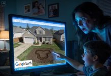 My eight-year-old son was exploring Google Earth. “Mom, I found Grandma’s house! Look at this!” he said excitedly. I glanced at the screen and noticed something strange in my mother’s backyard. The moment I saw it clearly, my face went pale. “Get in the car right now,” I said. I rushed my son into the car and drove toward my mother’s house, but…