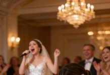 At my sister’s wedding, she mocked me in her speech. “My sister is a single mother, unwanted by anyone. Does anyone want to pick her up? Wow.” My mother laughed, “She’s a used product, but still functional! She even comes with a defective son! Haha!” The room filled with laughter. That moment, the groom slowly stood up. As he began to speak into the mic, the entire room froze..