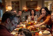 At Thanksgiving dinner, my five-year-old nephew suddenly hugged my husband. “Dad, when are you coming home again?” he asked. Confused, I corrected him. “That’s your uncle, remember?” But the boy shook his head. “No, that’s my dad. Mom said so.” In that moment, I looked at my husband and his face had gone pale. Then my sister quickly rushed over and covered the child’s mouth.