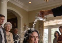 The mother-in-law made her daughter-in-law drop to her knees and beg for forgiveness in front of the entire family over a shattered antique bowl—until the grandfather finally broke his silence with a single question, and the entire room went quiet.