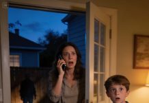 My Son Sent His Birthday Drone Higher and Higher Over Our House Just for Fun—Until He Suddenly Called Me Over, His Voice Shaking. The Moment I Looked at the Screen, My Blood Ran Cold. What the Camera Captured in the Distance Was Something No One Was Supposed to See From the Sky.