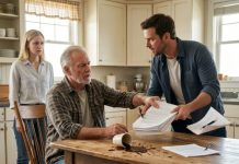 “You’re getting older, so let us handle everything,” my son-in-law said, tapping the signature line that would give him control of my farmhouse. My daughter avoided my eyes. I said nothing, but that night I called the attorney who had handled my father’s estate. Three weeks later, my son-in-law arrived with movers—only to find a legal notice on the gate and two strangers waiting inside.