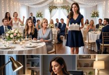 At my sister-in-law’s wedding, I arrived expecting awkward small talk and forced smiles. I wasn’t prepared to find my husband’s mistress seated at the family table—with a place card and everything. My mother-in-law greeted her like royalty while pretending not to notice me. The message couldn’t have been clearer. I didn’t make a scene. I didn’t cry. I simply picked up the expensive gift I had brought, turned around, and walked out. By midnight, my husband had called eleven times. I answered none of them.