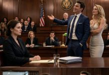 In the divorce courtroom, my husband stood beside his mistress like he had already won. He smiled at me and said, “The company, the house, the cars—everything belongs to me now. You’ll be begging on the street.” I didn’t answer. I simply slipped off my coat, exposing the long scars across my body. The courtroom went dead silent. Then I looked at him and whispered, “This isn’t about divorce anymore. This is where your buried sins come back to testify.”