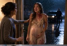 At three in the morning, the doorbell ripped me out of sleep. When I opened the door, my pregnant sister stood there soaked by freezing rain, her maternity dress torn, a fresh bloody handprint wrapped around her neck. She could barely breathe. “I can’t stay,” she gasped, staring into the dark street behind her. “I only came to make sure you were alive. He said if I ever ran, you would be the first person he punished.”