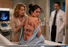 At the VIP clinic, I was helping my nine-month pregnant daughter change for her final ultrasound when her shirt slipped from her shoulders—and my blood turned cold. Her back and ribs were covered in dark, boot-shaped bruises. She grabbed the fabric, trembling. “Mom, please,” she whispered. “He’s the hospital director. He said if I leave, I won’t wake up from my C-section.” I didn’t scream. I helped her into the gown and said, “Let’s hear the baby’s heartbeat, sweetheart.” While she lay on the exam table, I began dismantling her husband’s entire medical empire.