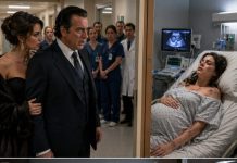 The mafia boss walked into the hospital with his new lover on his arm, every nurse and guard stepping aside like he owned the air they breathed. He looked cold, powerful, untouchable—until his eyes drifted through the emergency room doors. Then his face changed. On the bed lay the woman he had thrown away, pale, barely breathing, slipping between life and death. And beside her, the monitor exposed the secret she had never told him: she was pregnant with his child.