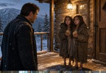 I returned to my late wife’s cabin in the mountains, intending to close the door on every memory we had shared. But when I reached the porch, two identical little girls were standing barefoot in the cold, each holding a piece of hardened bread as if it were priceless. They looked at me with terrified eyes and whispered my wife’s name. I had come there to mourn her one last time. Instead, I found the beginning of a secret she had taken to the grave.