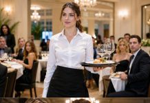 “You’re only hired help,” the rich socialite spat before tearing the waitress’s uniform in front of a packed restaurant. A silver pendant slipped from the young woman’s neck, revealing an emblem no one in the city dared challenge. At the head table, the feared crime boss went completely still. “Elena,” he whispered, recognizing the sister taken from him two decades earlier. Before midnight, she held the restaurant’s deed—and her attacker faced frozen accounts, public disgrace, and police custody.