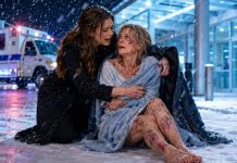 At three in the morning, my phone rang, and my mother’s broken voice whispered only two words: “Help… me.” I drove 300 miles through a blizzard, praying I wasn’t too late. When I reached the hospital, I found her outside the gates in the freezing dark—barefoot, shaking, and covered in bruises. Her stepfather and her own son had abandoned her there like she meant nothing. They thought no one would come for her. They were wrong.