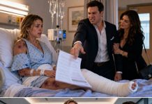 I opened my eyes in a hospital room, my leg crushed, my body screaming from the accident. Before I could even breathe, my husband walked in holding another woman’s hand. He looked at me with disgust and threw the divorce papers across my bed. “I can’t spend my life with a woman in a wheelchair,” he sneered. Then he left, never knowing I had just bought the company he depended on to survive.