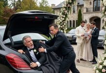 I was dressed and ready to walk my daughter down the aisle when my driver grabbed my arm and forced me into the trunk. “Have you lost your mind?” I yelled. He covered me with a blanket and whispered, “Trust me, sir. In five minutes, you’ll thank me.” Then I heard my daughter’s fiancé laughing outside the car, and one sentence shattered everything I believed…