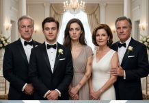 For twenty-seven years, my parents treated my brother like a prince and me like his unpaid servant. “Some children are born to serve,” my mother always said. At his wedding, the bride’s father stared at me during the family photo. “Have we met before?” he whispered, visibly shaken. One phone call and a secret DNA test later, he entered the reception holding an envelope—and demanded that the music stop.