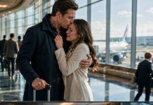 At O’Hare Airport, I cried in my husband’s arms like a wife terrified of saying goodbye. Mark kissed my forehead and whispered, “I’ll call you the moment I land.” He thought I was broken. He thought I believed every word. What he didn’t know was that I had already seen him with his mistress, already uncovered the fake trip, and already prepared my next move. By the time his plane left the runway, his perfect escape had already collapsed.