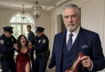 My daughter-in-law held up her muddy designer heels during a live stream and laughed to thousands of followers. “Meet our family charity case,” she mocked. “Now scrub my shoes.” When I froze in disbelief, my son leaned closer and whispered, “Just do it, Mom. Don’t ruin her image.” For years, they treated me like a servant in the mansion they proudly called theirs. I didn’t argue. I smiled, packed a single suitcase, and quietly walked out the door. They celebrated my departure, convinced they had finally gotten rid of their burden. What they forgot was one tiny detail: every luxury car, every designer outfit, and every inch of that mansion existed because of me. At exactly 8:00 the next morning, my lawyers arrived—and the eviction notices followed.