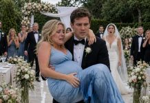 My water broke in the middle of our lavish vineyard reception, but instead of taking me to the hospital, my husband glanced toward the investors waiting to sign his $10 million deal and coldly walked away. His mother dragged me into a private bathroom, snatched my purse, deadbolted the door, and hissed, “Stay quiet until the contracts are signed. Don’t ruin this for him.” They thought they’d trapped a woman in labor without a phone or any way to call for help. They never knew about the encrypted emergency device strapped beneath my dress. Fighting through another contraction, I activated it and whispered, “Commander, initiate the emergency protocol.” Fifteen minutes later, a tactical response team and law enforcement vehicles rolled through the vineyard gates. My husband was still raising champagne to celebrate his $10 million victory when the music suddenly stopped—and the first officer walking toward him called him by his full name.