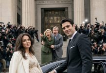 At seven months pregnant, I came home to an empty apartment and an emptied bank account. My husband had taken every dollar we’d saved and left me for a 50-year-old millionaire widow he planned to marry within weeks. His final message said, “She can give me the life you never could.” I thought my life was finished—until a black luxury sedan stopped outside my building the next morning. A stranger stepped out, placed an unlimited black card in my hand, and said, “The woman your husband is marrying is my mother. He’s after her fortune.” Then he handed me a sealed folder. “Help me prove it before the wedding, and I’ll make sure he doesn’t inherit a cent.” I opened the folder—and discovered my husband had done this before.