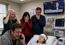 I sent our family group chat a photo of my daughter lying pale beneath hospital lights after emergency surgery. “She’s losing blood. The doctors desperately need an O-negative donor,” I wrote. My brother answered first: “Watching the playoffs. Handle it yourself.” Then Mom replied, “I’m hosting my tea party. Stop turning that girl into everyone’s problem.” I stared at their messages until the words blurred through my tears. Finally, I typed only, “It’s okay.” They assumed I’d found someone else and went back to their evening. At exactly 10:00 p.m., a breaking-news alert appeared on all their phones. The moment my mother saw my daughter’s face on the screen, her teacup slipped from her hand.