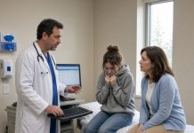 My 15-year-old daughter whispered, “I stopped telling Dad when it hurts—he says I just want attention.” I tried to stay calm, but the next morning I took her to the hospital without telling my husband. Halfway through the scan, the doctor suddenly closed the door. His expression had changed. “How long has her father known about this?” he asked. Then he pulled up a medical record dated five weeks earlier. I stared at the screen in disbelief. My daughter had already been examined, but no one had told me. As the doctor scrolled through the records, I realized my husband hadn’t simply ignored my daughter’s pain. He had been hiding something from me.