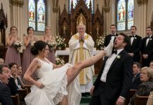 **At the Wedding Altar, My Groom Whispered, “You’re My Wife Now. Do Exactly as I Say.” I Looked Him in the Eyes and Smiled, “Then You Should Meet the Truth You Tried to Hide.” In Front of Hundreds of Guests, I lifted my wedding dress and revealed the bruises he had left on my body—and the evidence I had secretly collected for months. His family froze. His guests gasped. But Adrian Blackwell had no idea that the final piece of evidence in my hand would expose the one secret capable of destroying his empire, his reputation, and the perfect life he had built on lies.**